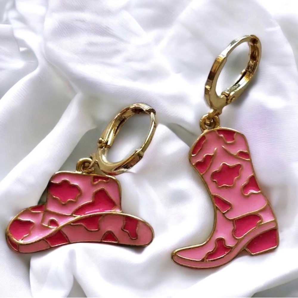 Rodeo Barbie Cowgirl Earrings